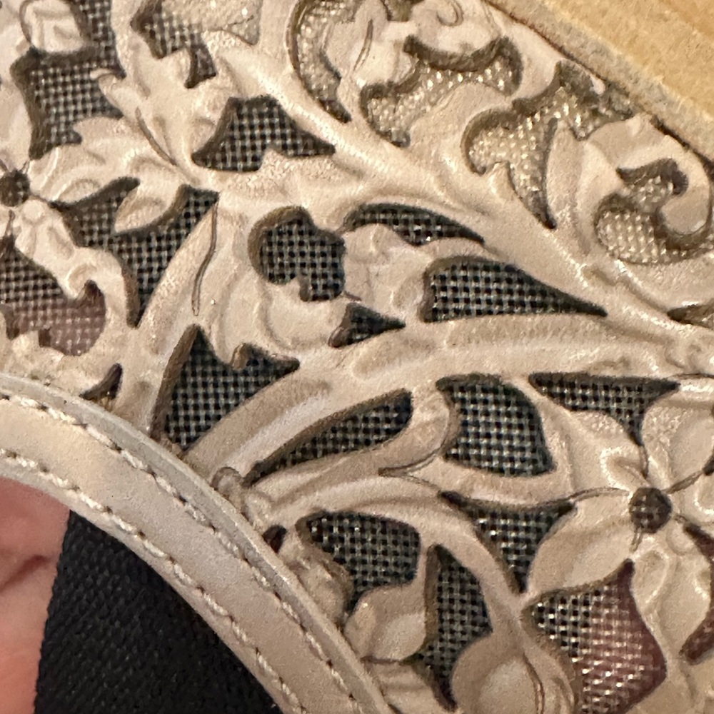 Christian Louboutin Beige Lace Peep-Toe Pumps with Red Soles - Picture 13 of 14